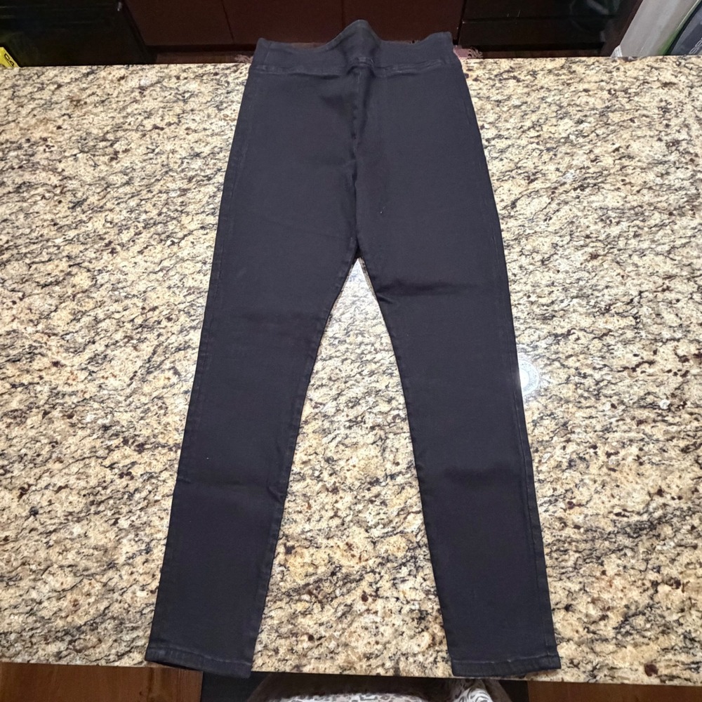 FRAME The Jet Set Skinny Crop Black Pull On Jeans Size 2 ws